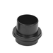 232 Flexaust Hose Adapter | Threaded Female | 2-1/4" Vacuum Intake | Black