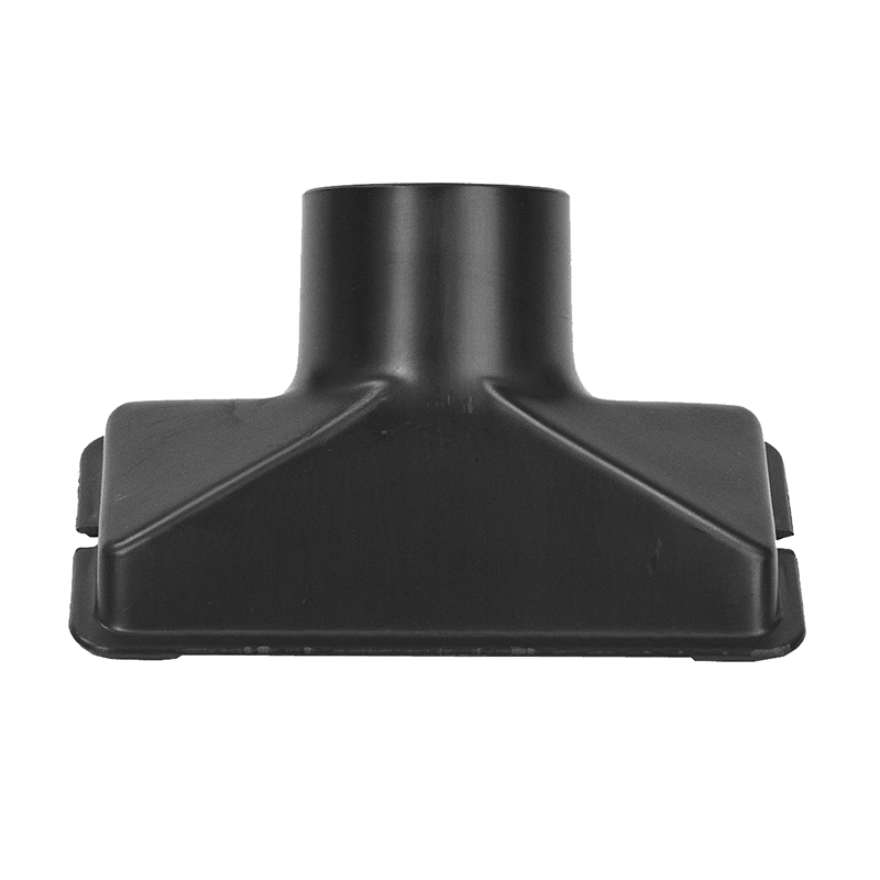 235 Flexaust 2-1/4" Friction Fit Utility Nozzle | 6" Width | Plastic | Black