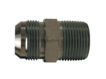 2404-10-12 Dixon Zinc Plated Steel 7/8"-14 Male 37 deg. Flare JIC x 3/4"-14 Male NPTF
