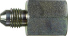 240546 Midland | Hydraulic JIC Female Connector | 3/8" Female Pipe x 7/16-20 Male JIC 37° Flare | Steel