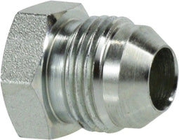 24086 (2408-6) Midland Hydraulic JIC Plug - 3/8" Tube OD - 9/16-18 Male JIC 37° Flare - Steel