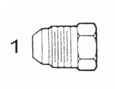 2408 10X by Couplamatic | Hydraulic Adapter | 7/8-14 Male JIC | Plug