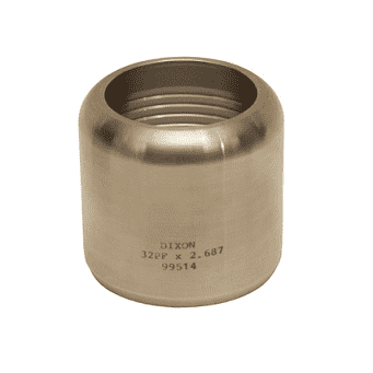 64PFX4.687 Dixon 4" 304 Stainless Steel Internal Expansion Sanitary Style Flow Chief Ferrule - Hose OD from 4-40/64" to 4-43/64"
