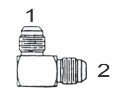 2500 10x10 by Couplamatic | Hydraulic Adapter | 7/8-14 Male JIC x 7/8-14 Male JIC | 90 deg.