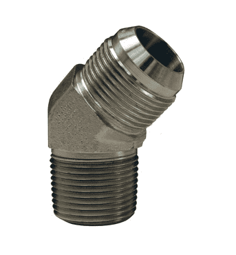 2503-16-12 Dixon Zinc Plated Steel 45 deg. 1-5/16"-12 JIC Male 37 deg. Flare x 3/4"-14 Male NPTF