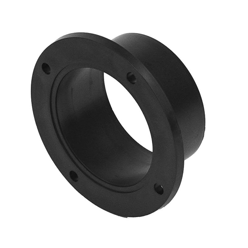 250SVI Flexaust 4-Hole Flanged Inlet | 2-1/4" ID Inlet | Black