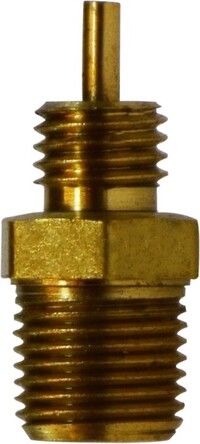 38769 (38-769) Midland Split Sleeve DOT Fitting - Connector with Nut and Sleeve - 5/32" Tube OD x 1/16" Pipe Thread - Brass