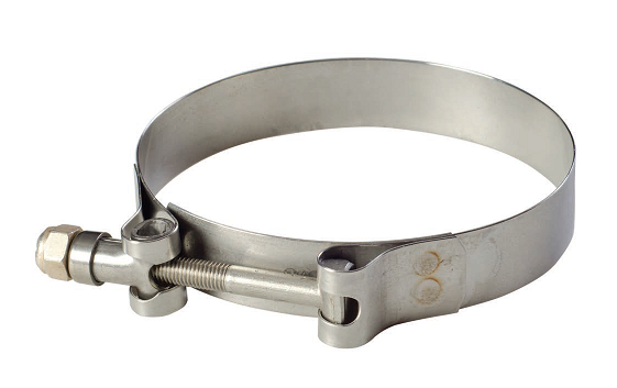 FLX2583-0400 FlexFab Series 2583 T-Bolt Clamps - 4.00" Min Dia - 4.31" Max Dia - 10 Per pack