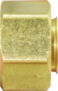 700261-08 Midland Lead Free Compression Fitting - Nut with Captive Sleeve - 1/2" Tube OD - Brass