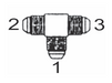 2603 6x6x6 by Couplamatic | Hydraulic Adapter | 9/16-18 Male JIC x 9/16-18 Male JIC | Tee