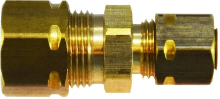 26068 Midland Captive Sleeve Compression Fitting - Union - 1/2" Tube OD - Brass