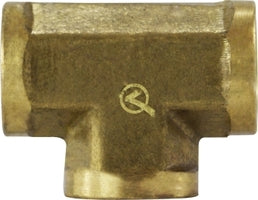 706201-12 Midland Lead Free Pipe Fitting - Tee Forged - 3/4" Female Pipe - Brass