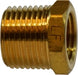 706110-1612 Midland Lead Free Pipe Fitting - Hex Bushing - 1" Male Pipe x 3/4" Female Pipe - Brass