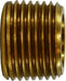 706140-0402 Midland Lead Free Pipe Fitting - Face Bushing - 1/4" Male Pipe x 1/8" Female Pipe - Brass