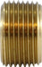 28121 (28-121) Midland Face Bushing Plug - 1/4" Male NPTF x 1/8" Female NPTF - Brass