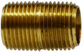 28131 (28-131) Midland Close Nipple - 1/8" Male NPTF - Brass