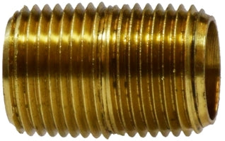 28134 (28-134) Midland Close Nipple - 1/2" Male NPTF - Brass