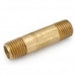 706113-0424 Midland Lead Free Pipe Fitting - Long Nipple - 1/4" Male Pipe x 1-1/2" Male Pipe - Brass