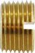 28174 (28-174) Midland Slotted Head Plug - 1/8" Male NPTF - Brass