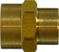 28181L (28-181L) Midland Low Pressure Female Pipe Reducing Coupling - 1/4" Female NPTF x 1/8" Female NPTF - Brass