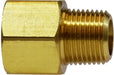 28198 (28-198) Midland Extender Adapter - 3/8" Female NPTF x 1/8" Male NPTF - Brass