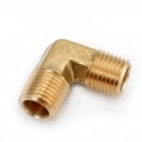 706230-02 Midland Lead Free Pipe Fitting - Male 90° Elbow Forged - 1/8" Male Pipe x 1/8" Male Pipe - Brass