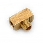 706131-06 Midland Lead Free Pipe Fitting - Tee Barstock - 3/8" Female Pipe x 3/8" Female Pipe x 3/8" Male Pipe - Brass