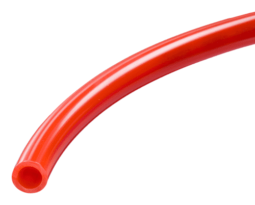 2844-04X300 Kuri-Tec by Kuriyama | 2844 Series | 95 Shore "A" Ether-Based Heavy Duty Tubing | 1/4" ID | .375" OD | Red | Polyurethane | 300ft Length