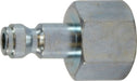 28500 (28-500) Midland Automotive/Parker Interchange (Tru-Flate) Pneumatic Female Plug - 1/8" Female Pipe - 1/4" Body Size - Steel