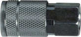 28526S (28-526S) Midland Automotive/Parker Interchange (Tru-Flate) Pneumatic Female Coupler - 3/8" Female Pipe - 3/8" Body Size - Steel