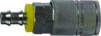 28566S (28-566S) Midland Industrial Interchange Pneumatic Push-On Hose Coupler - 3/8" Hose ID - 1/4" Body Size - Steel