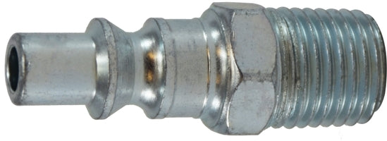 28586 (28-586) Midland ARO 210 Interchange Pneumatic Male Plug - 1/8" Male Pipe - 1/4" Body Size - Steel