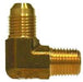 28780F (28-780F) Midland JIC 37° Flare - 90°Forged Elbow - 5/8" Tube OD - 1/2-14" Male NPTF - 7/8-14" Tube Thread - Brass