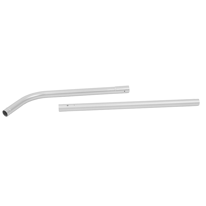 29A138 Flexaust Friction Fit Single Bend Two-Piece Wand | 1-1/2" | Button Lock Connection | 54" Length | Aluminum | (38mm)