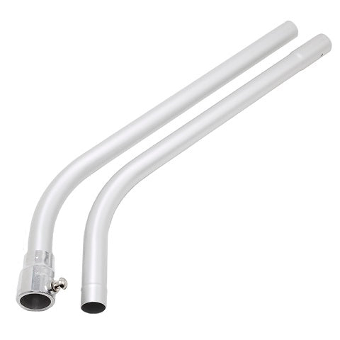 29BC Flexaust Two-Piece Wand | 1-1/2" | 2 Bends | Aluminum | Metal | 56" Length | Connection: Button Lock | Type 3