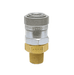 2R4504 ZSi-Foster Quick Disconnect 2FRL Series 3/8" Automatic Socket - 1/2" MPT - Brass/Steel