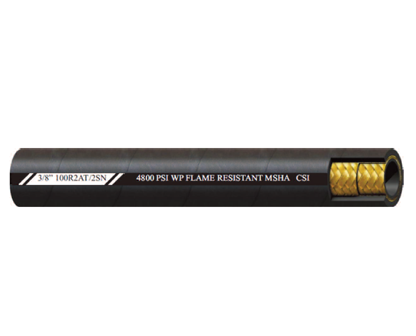 1/4" 2SN Couplamatic Import Thin Cover 2-Wire Hydraulic Hose (SAE 100R2AT/2SN) - 1/4" ID - 500ft