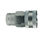 4KF4-SS Dixon 316 Stainless Steel K-Series Quick Disconnect 1/2" ISO-A Interchange Hydraulic Coupler - 1/2"-14 Female NPTF