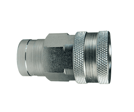 4KBF4-SS Dixon 316 Stainless Steel K-Series Quick Disconnect 1/2" ISO-A Interchange Hydraulic Coupler - 1/2"-14 Female BSPP