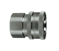 6VBF6-SS-E Dixon 316 Stainless Steel V-Series Quick Disconnect 3/4" Snap-Tite H/IH Interchange Unvalved Hydraulic Coupler - 3/4"-14 Female BSPP
