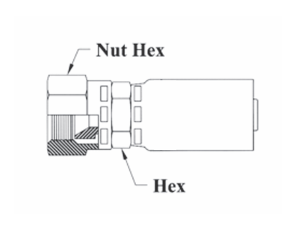 3-03544 Couplamatic 3 Series Coupling - JIC 37° - Female Swivel - 3/16" Hose ID - 7/16-20 Thread Size