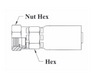 3-08248 Couplamatic 3 Series Coupling - NPSM - Female Swivel - 1/2" Hose ID - 1/2-14 Thread Size