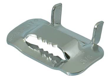 C45399 by Band-It | Corrosion Resistant Ear-Lokt Buckle | 3/8" Width | 316 Stainless Steel | 100/Box