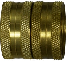 707403-12 Midland Lead Free Barstock Garden Hose Fitting (Swivel) - 3/4" Female GHT x 3/4" Female GHT - Brass