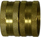 707403-12 Midland Lead Free Barstock Garden Hose Fitting (Swivel) - 3/4" Female GHT x 3/4" Female GHT - Brass