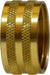 30021 Midland Garden Hose Fitting - Knurled Nut - Brass