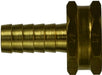 707046-1012 Midland Lead Free Barstock Garden Hose Fitting - Female Swivel Only - 5/8" Hose ID x 3/4" Female GHT - Brass