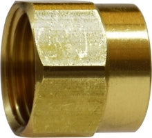 30083 (30-083) Midland Garden Hose Fitting - Rigid Female x Female - 3/4" Female GHT x 3/4" Female NPTF - Brass