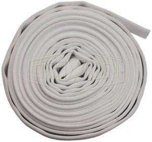 A325-50UC Dixon 300# Single Jacket All Polyester Fire Hose - Uncoupled - 2-1/2" Hose Size - 2-13/16" Bowl Size - 50ft Length