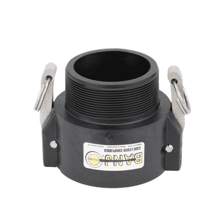 300BB Banjo Polypropylene Cam Lever Coupling - Part B - 3" Female Coupling x 3" Male Pipe Thread British Standard Pipe